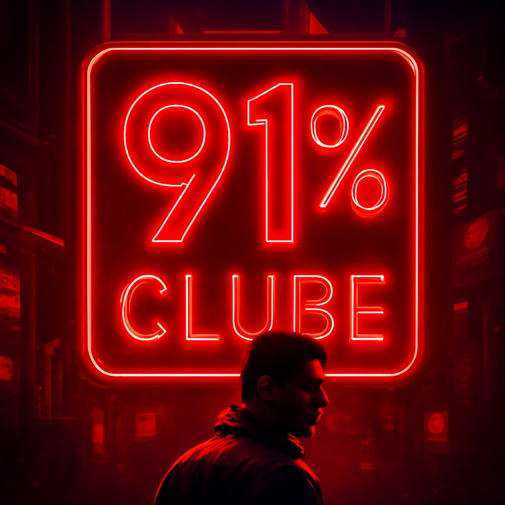 An educational diagram illustrating the steps to resolve login issues on 91 Clube.