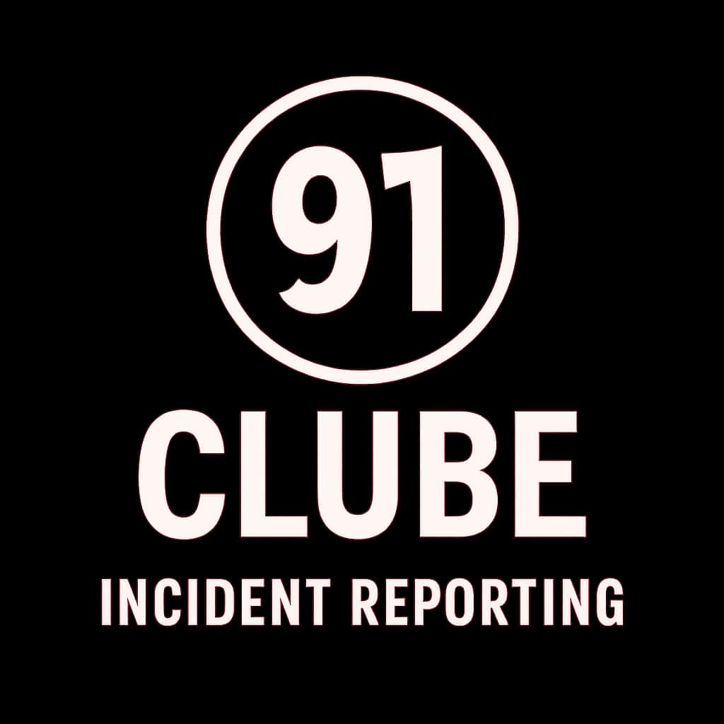 Icon representing 91 Clube Incident Reporting services.