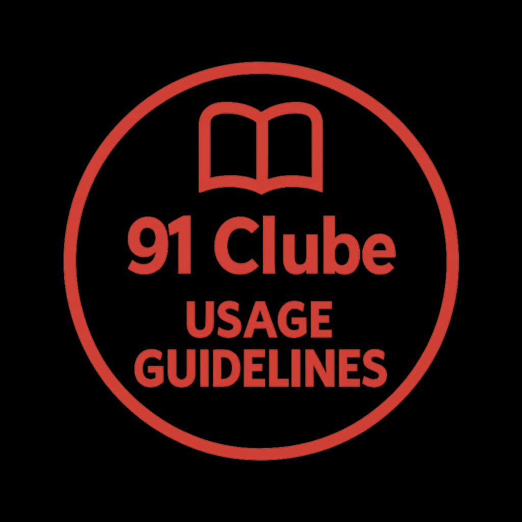 Icon representing 91 Clube Usage Guidelines