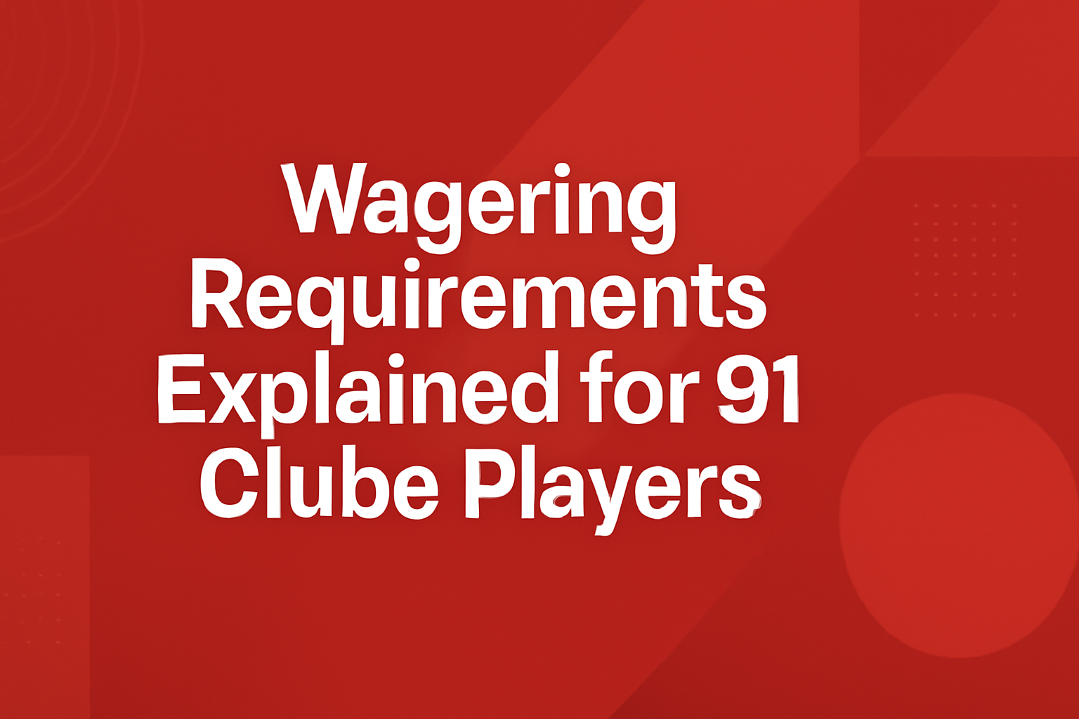 Informational scene about securing 91 Clube account.