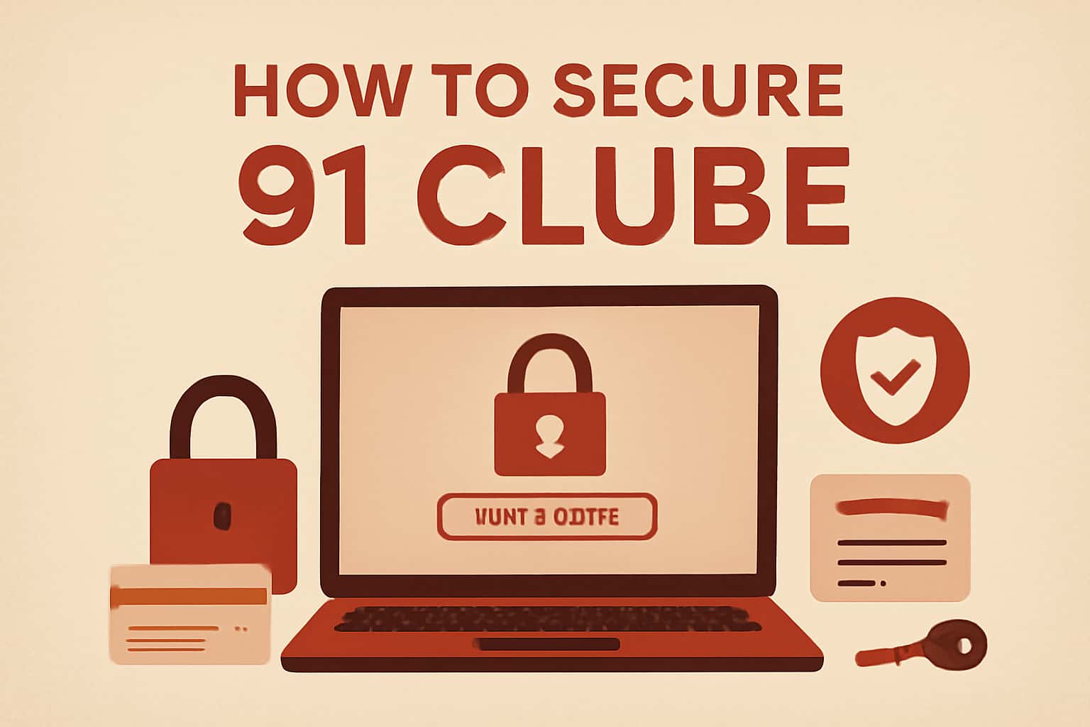 Informational scene about securing 91 Clube account.